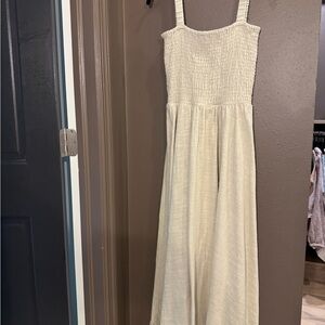 Zara Light Green Midi Dress